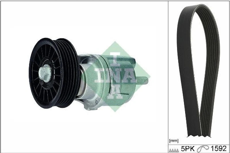 Image of V-Ribbed Belt Set INA 529 0161 10