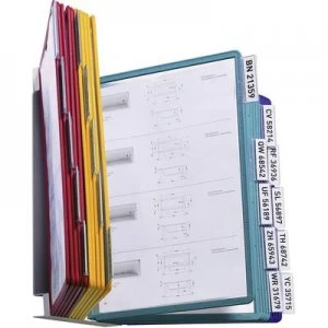Image of Durable Display board wall bracket VARIO WALL 20 - 5512 Blue, Yellow, Green, Red A4 No. of display boards 20