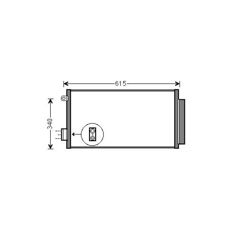 Image of Air conditioning condenser DIEDERICHS DCC1637