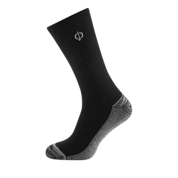 image of Oscar Jacobson Crew Sock - 2 Pack - Black