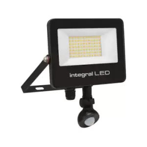 Image of Integral Super Slim 2 Floodlight IP67 3000LM 30W Tuya 3000/4000/6500K pir 120° Non Dimmable 100LM/W Black
