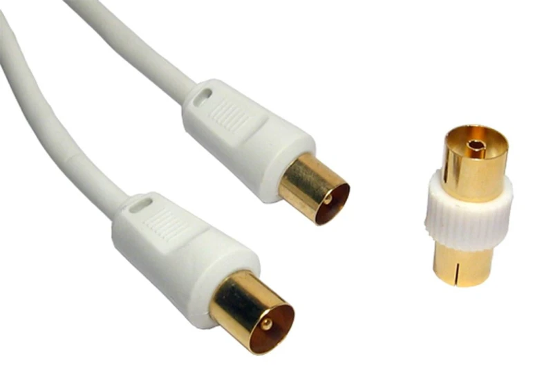 Image of Cables Direct Cables Direct TV Coax coaxial cable 15 m F White 2TV-15
