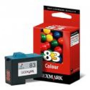 Image of Lexmark 83 Tri Colour Ink Cartridge