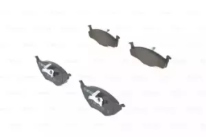 Image of Bosch 0986424502 BP263 Brake Pad Set Disc Brake Front Axle