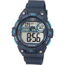 Image of Limit Lcd Chronograph Sports Watch - 5966.66 - navy