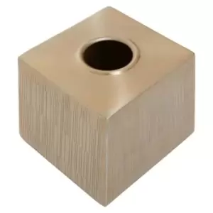 image of Interiors By Ph Champagne Finish Tissue Box