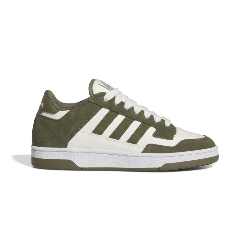 Image of adidas Rapid Court Low-Top Trainers Mens Olive/White male 8 (42)