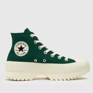 image of Converse Dark Green All Star Lugged Winter 2.0 Trainers