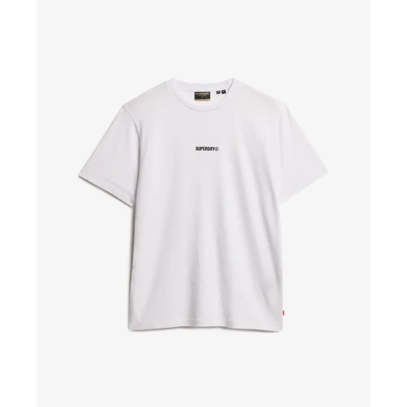 Image of Superdry Micro-logo T-Shirt Superdry Blanc Male M