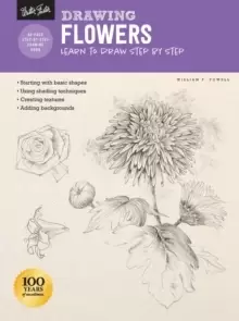 Image of Drawing: Flowers with William F. Powell : Learn to draw step by step