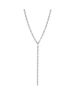 image of Lipsy Silver Polished Chain Y Necklace