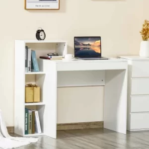 image of Mato Compact Home Computer Desk with Storage, white