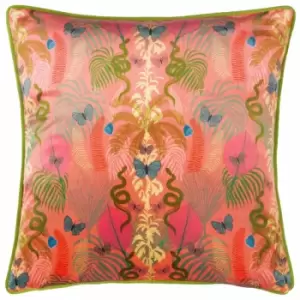 Image of Kate Merritt Exotic Canopy Polyester Filled Cushion Multicolour