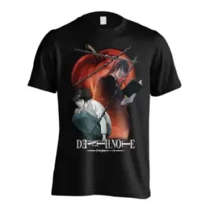 Image of Death Note T-Shirt Ryuk Chained Notes Size M