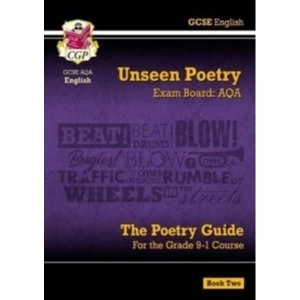 Image of New Grade 9-1 GCSE English Literature AQA Unseen Poetry Guide - Book 2 by CGP Books (Paperback, 2017)