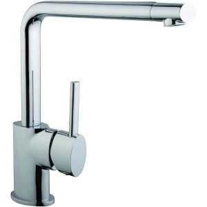 Image of Wickes Sonara Single Lever Kitchen Mixer Sink Tap Chrome