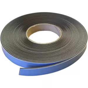 Image of Magnetic strip, self-adhesive, 1.5mm thick, 1 roll, width 25 mm