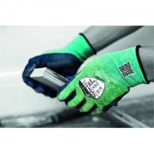 image of Polyflex Eco Latex Palm Coated Size 9 Gloves Pack of 10 PEL