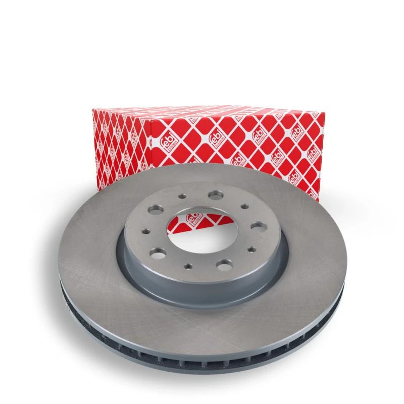 Image of FEBI BILSTEIN 11454 Brake disc Front Axle, internally vented, Coated Brake Disc (82)