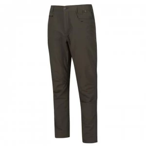 Image of Regatta Delgado Cotton Ripstop Walking Trousers, Regular Leg Length - Camo Green