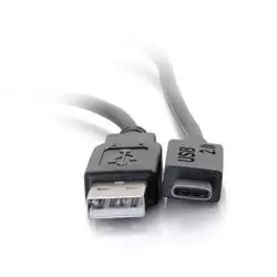 Image of C2G 4m USB 2.0 USB C to USB A Cable M/M Black
