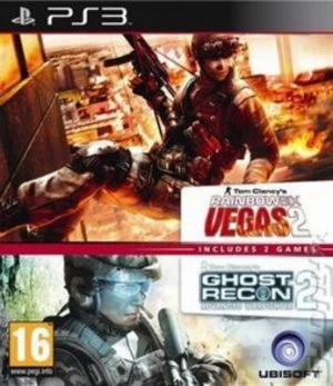 image of Rainbow Six Vegas & Ghost Recon Advanced Warfighter 2 PS3 Game