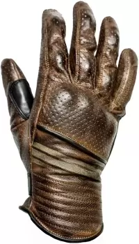 Image of Helstons Corporate perforated Summer Motorcycle Gloves, brown, Size 2XL, brown, Size 2XL