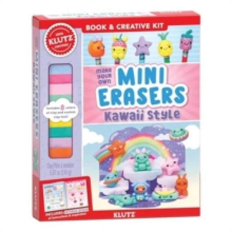 Image of MYO Mini Erasers Kawaii Style Multiple-component retail product, part(s) enclose