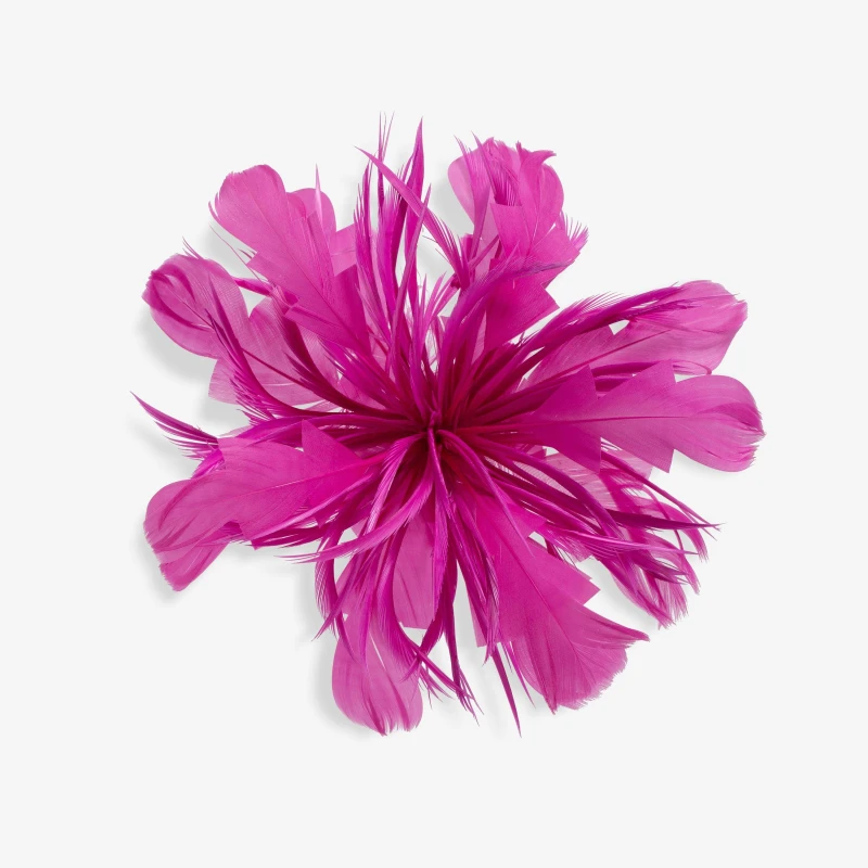 Image of Jon Richard Fuschia Statement Floral Clip Fascinator Pink female One Size