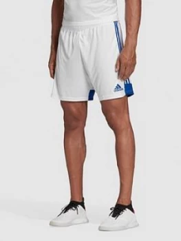 adidas Mens Tastigo Short, White/Blue Size M Men