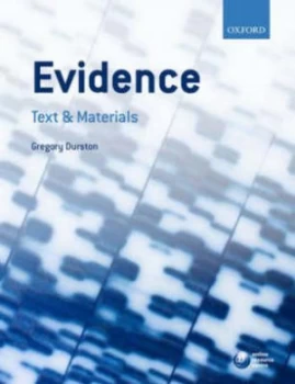 Image of Evidence by Gregory Durston Paperback