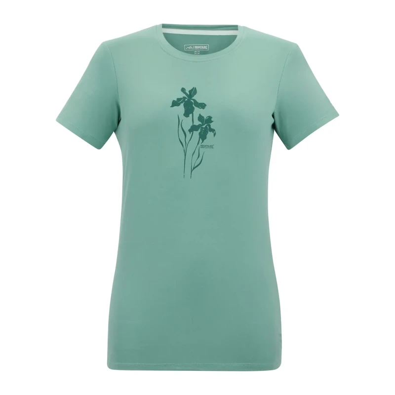 Image of Womens T-Shirt Regatta Fingal Stretch Vert Female 36