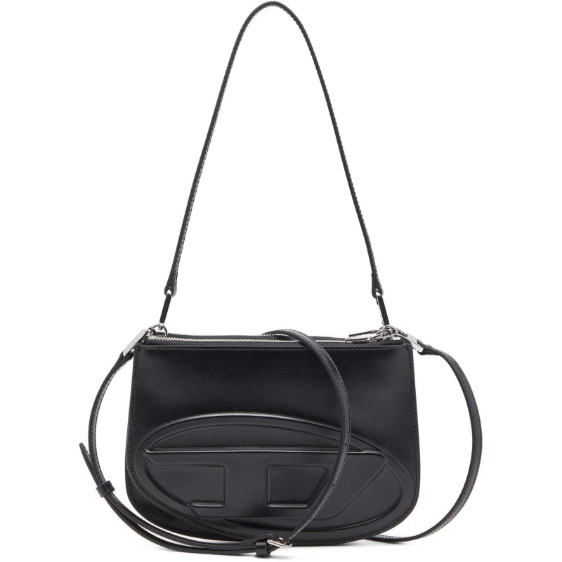 Image of Diesel 1DR Twin Shoulder Bag Black female One Size