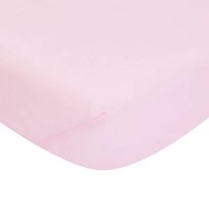 image of Catherine Lansfield Non-Iron King Fitted Sheet - Candy