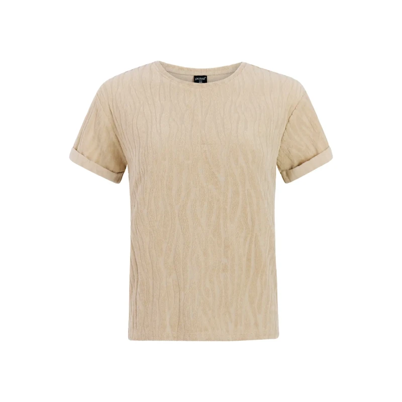Image of Protest Womens T-Shirt Protest Duo Marron Female XS