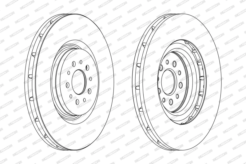 Image of Brake disc FERODO DDF1183C-1