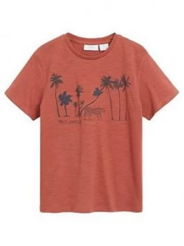 Image of Mango Boys Jungle Short Sleeve Tshirt - Red