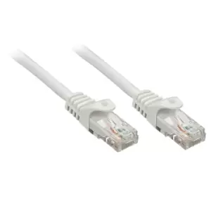 image of Lindy 48400 networking cable Grey 0.5 m Cat5e U/UTP (UTP)