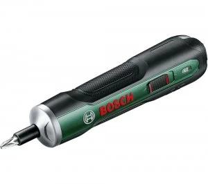 Image of Bosch PushDrive Screwdriver - Black & Green, Black