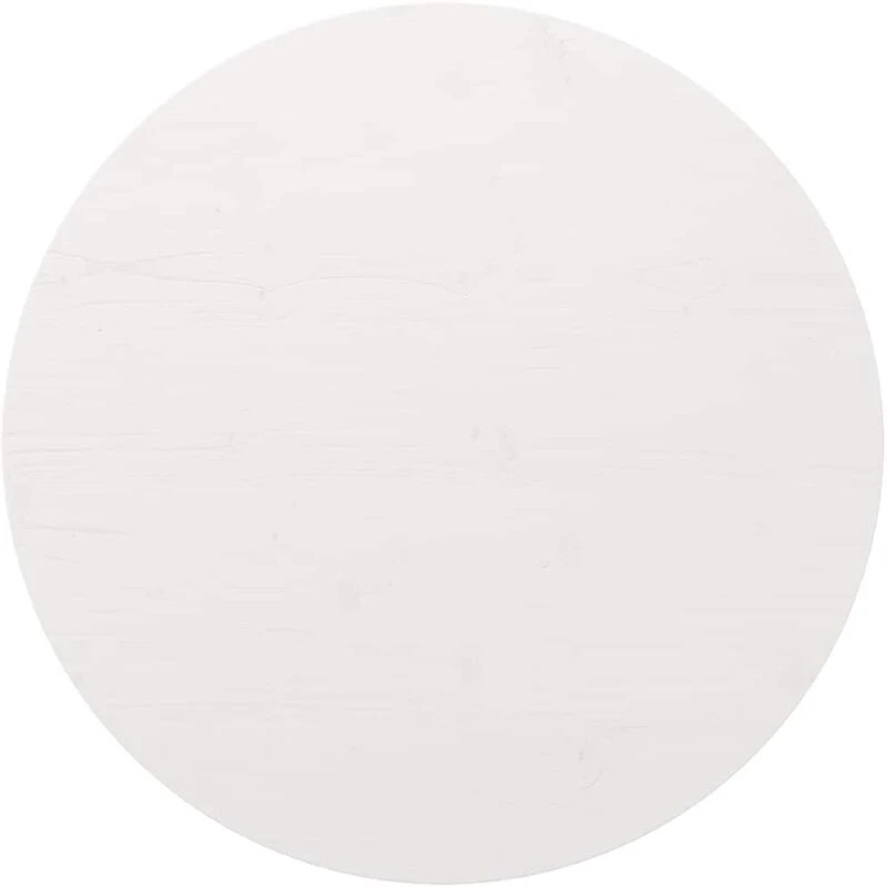 Image of VIDAXL Table Top White Ø90x2.5cm Solid Wood Pine Vidaxl 8720286875711