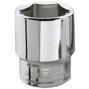 image of Facom 3/8" Drive Hexagon Impact Socket Metric 3/8" 17mm