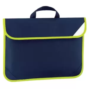 image of Quadra Enhanced-Vis Book Bag - 4 Litres (One Size) (French Navy)