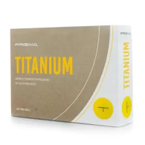 Image of Masters Prisma Titanium Golf Balls (box Of 12) (yellow)
