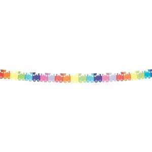 Image of Train Shaped Party Decoration