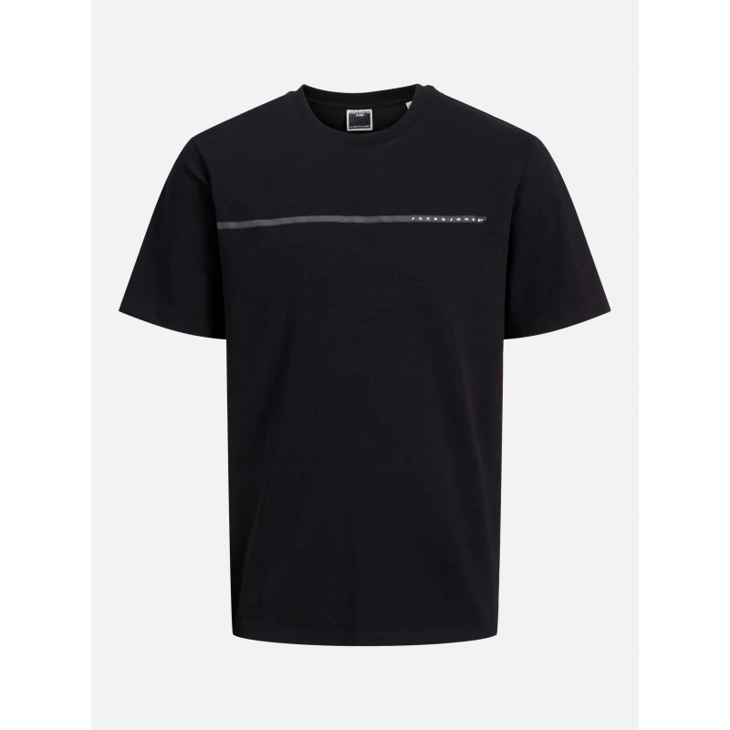 Image of Jack and Jones Fusion Branding T-Shirt Mens Black male M