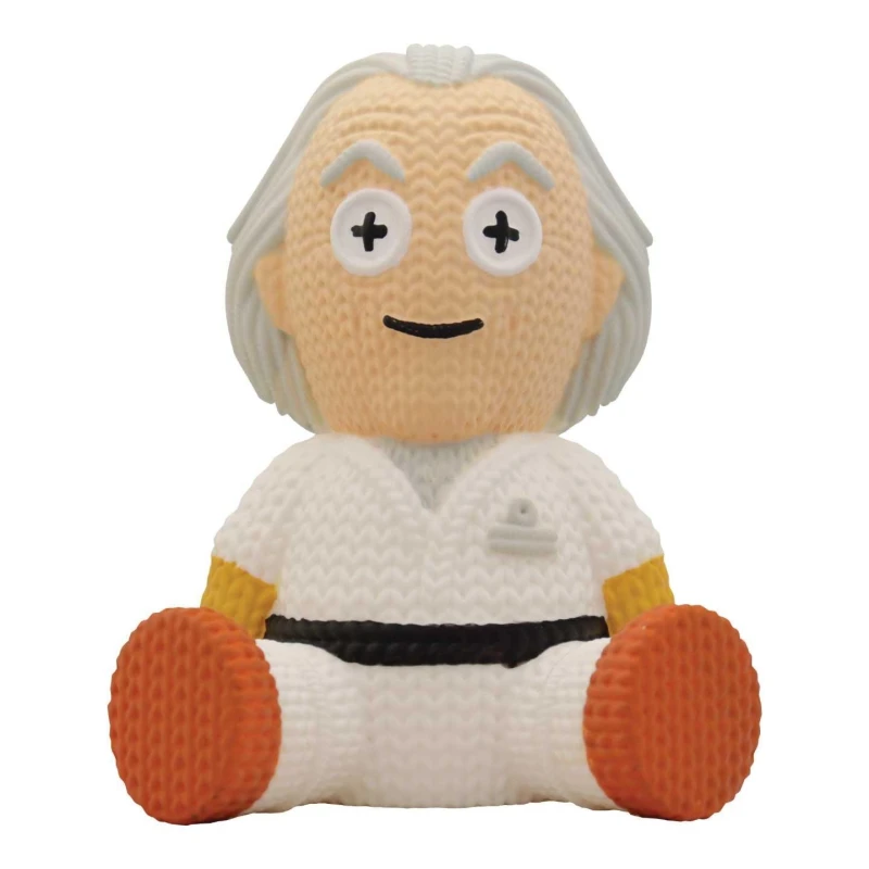 Image of Back To The Future Doc Brown Collectible Vinyl Figure from Handmade by Robots White unisex