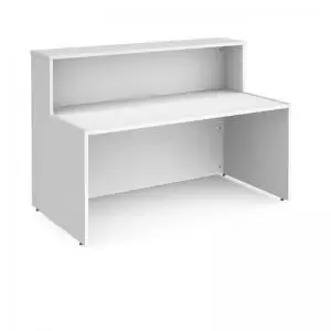 Image of Welcome reception desk 1462mm wide - white