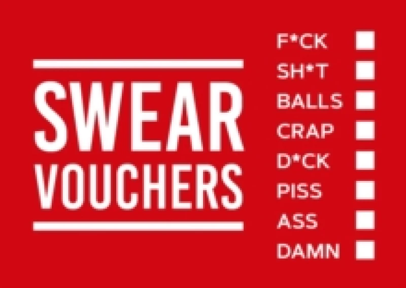 Image of Swear Vouchers : The Filthy Way to Say What You Really Think Paperback / softback