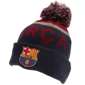 Image of FC Barcelona Ski Hat (One Size) (Blue/Red)