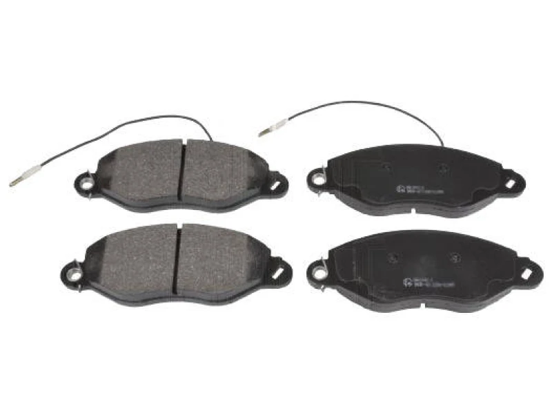Image of Blue PRINT ADN142142 Brake pad set Front Axle, incl. wear warning contact Brake Pad Set,disc brake (402)